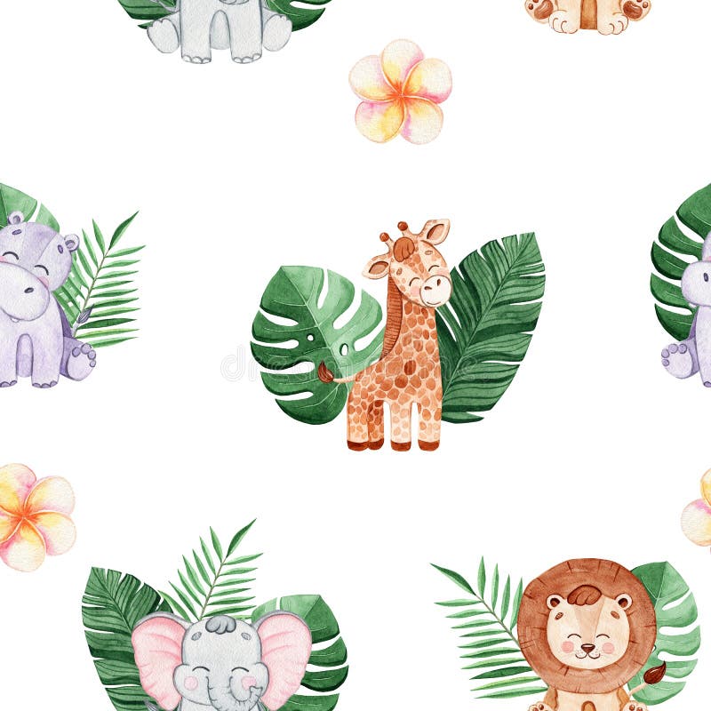 Safari Leaves Animals Stock Illustrations – 1,642 Safari Leaves Animals  Stock Illustrations, Vectors & Clipart - Dreamstime