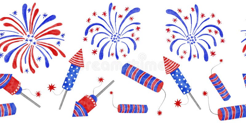 fireworks border clip art