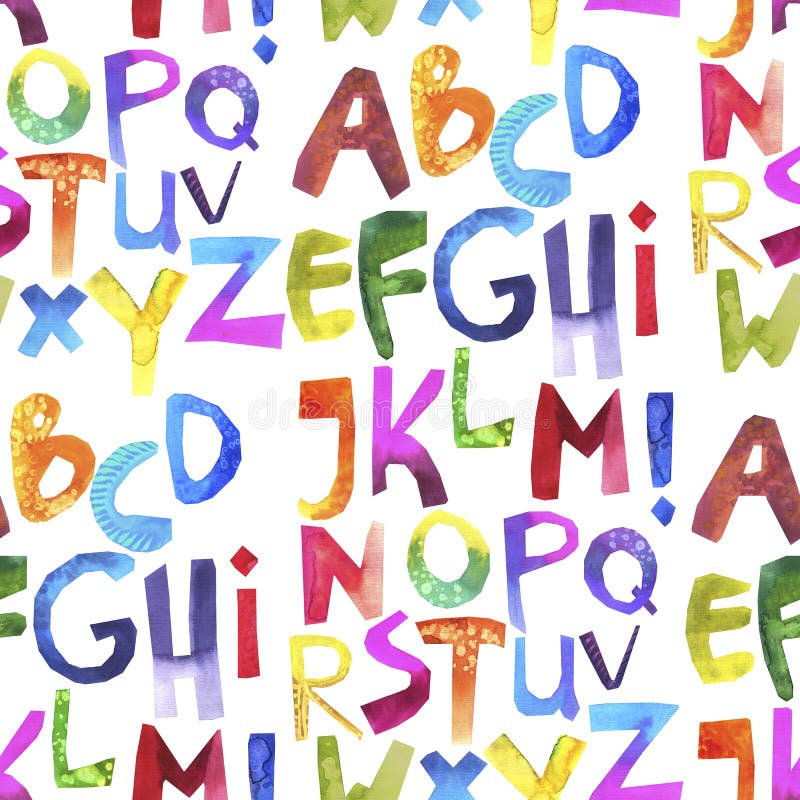 Colorful Alphabet Wallpaper Stock Photos Download 856 Royalty