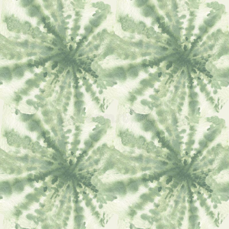 Watercolor Seamless Tie Dye Pattern in Sage Green Color.Fabric Texture