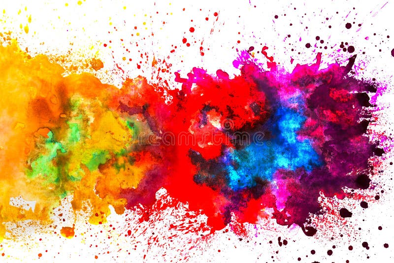 Watercolor splash on white background. royalty free stock images Watercolor splash on white background. royalty free stock images