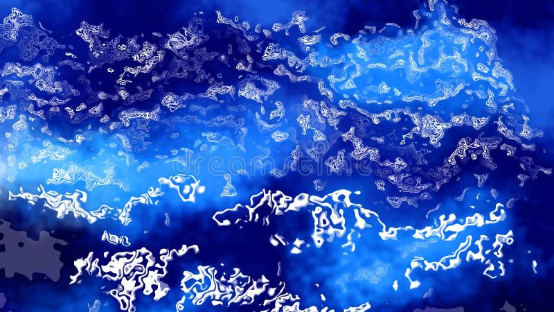 Watercolor splotch effect - royal blue white color royalty free illustration