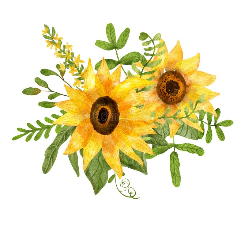 Pretty Watercolor Sunflower Shirt Art Tee Pretty Watercolor Sunflower Shirt Art Tee
