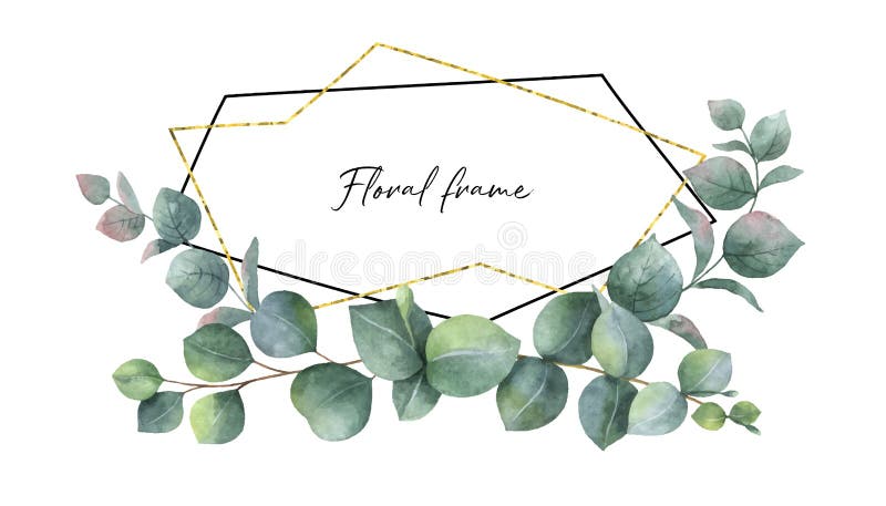 Premium Vector  Floral monogram in form polygonal frame rose