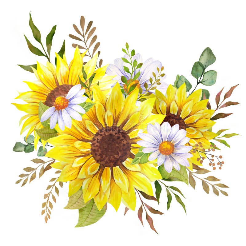 Sunflower Clipart Stock Illustrations – 2,453 Sunflower Clipart Stock ...
