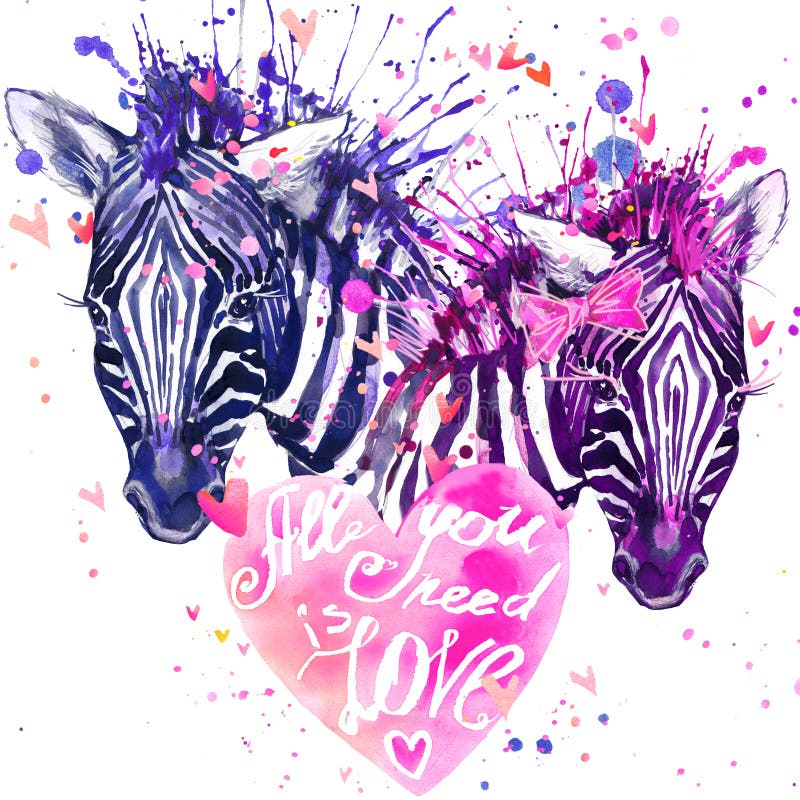 Valentine Zebra Stock Illustrations – 888 Valentine Zebra