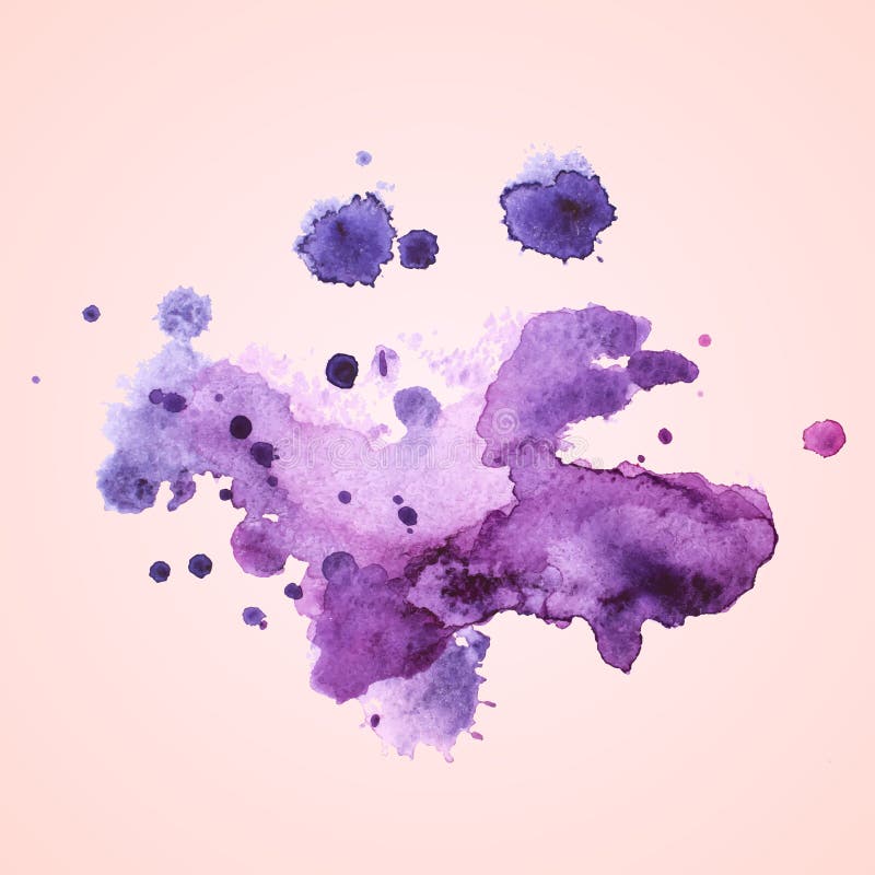 Watercolourflecken, Spritzen, Vektorillustration vektor abbildung Watercolourflecken, Spritzen, Vektorillustration vektor abbildung