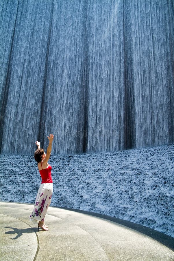 The Waterfall royalty free stock photo The Waterfall royalty free stock photo