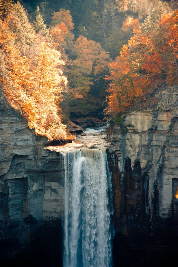 Waterfall in Autumn royalty free stock images Waterfall in Autumn royalty free stock images