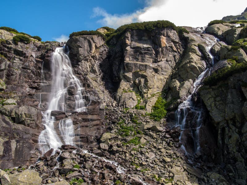 Waterfall called Skok, High Tatras Slovakia