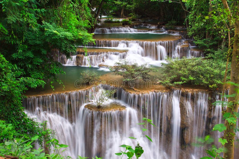 Waterfall in deep forest