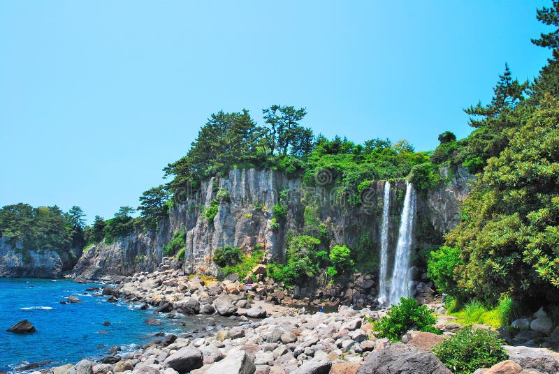 Waterfall in an enchanted land