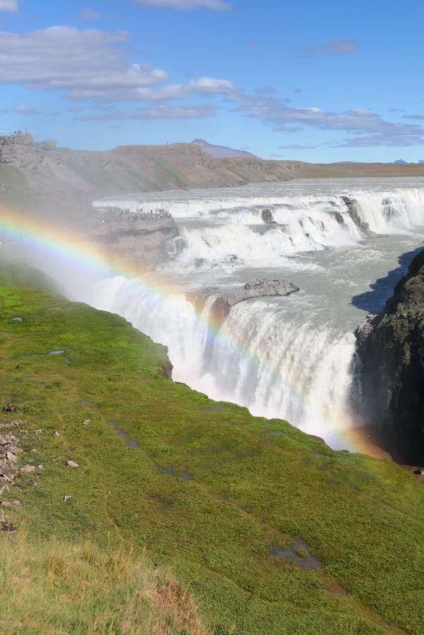 Waterfall Gulfoss Iceland