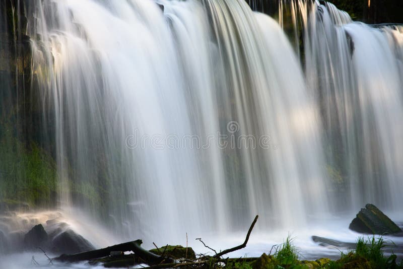Waterfall in Keila Joa royalty free stock image