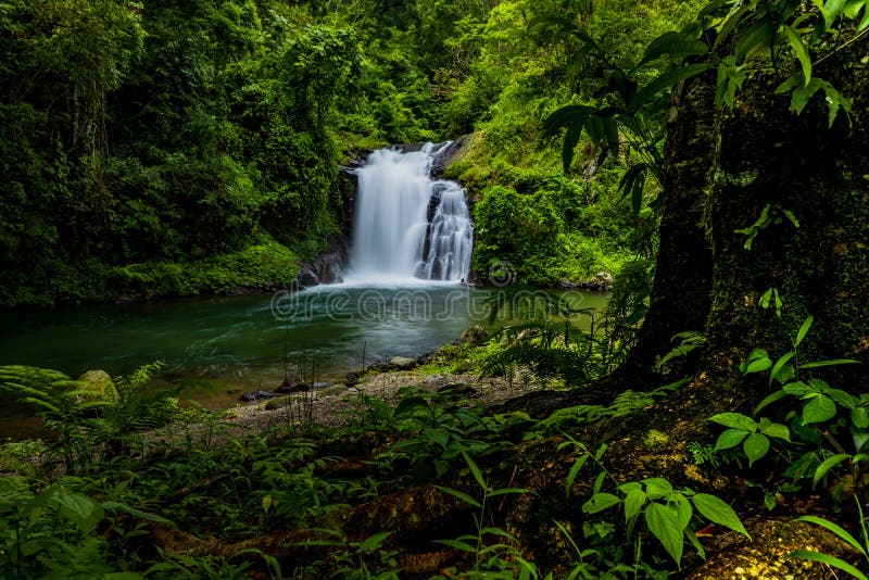 Waterfall Landscape Beautiful Hidden Canging Waterfall In Tropical