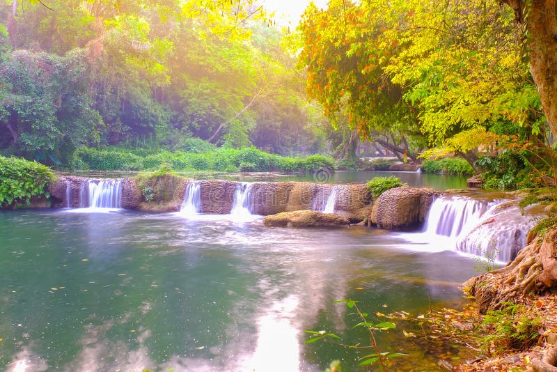 Waterfall, National Park royalty free stock photography
