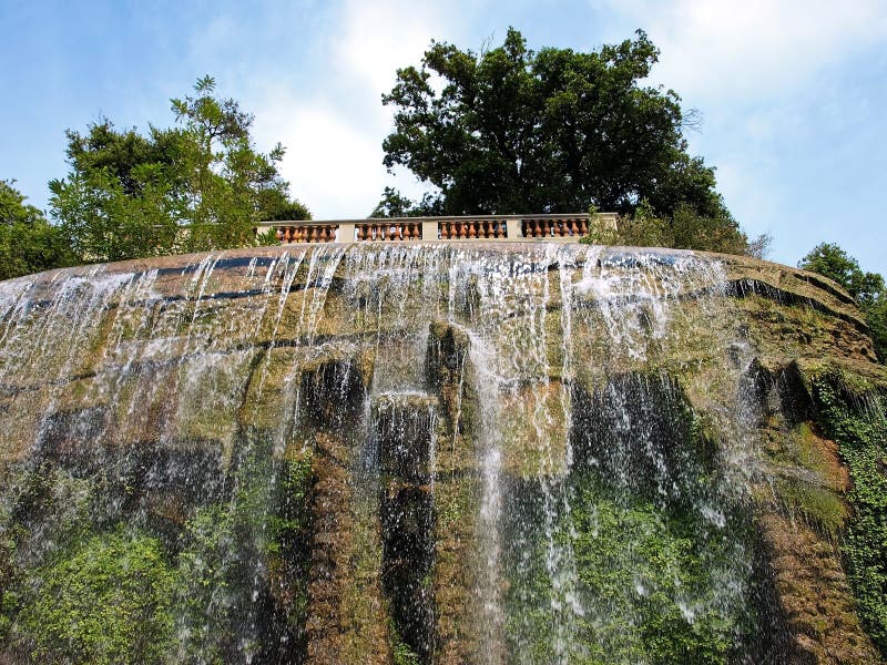 Waterfall in Nice, France