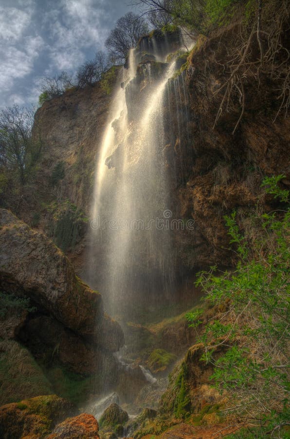 Waterfall Polska skakavitsa near Kjustendil, Bulgaria