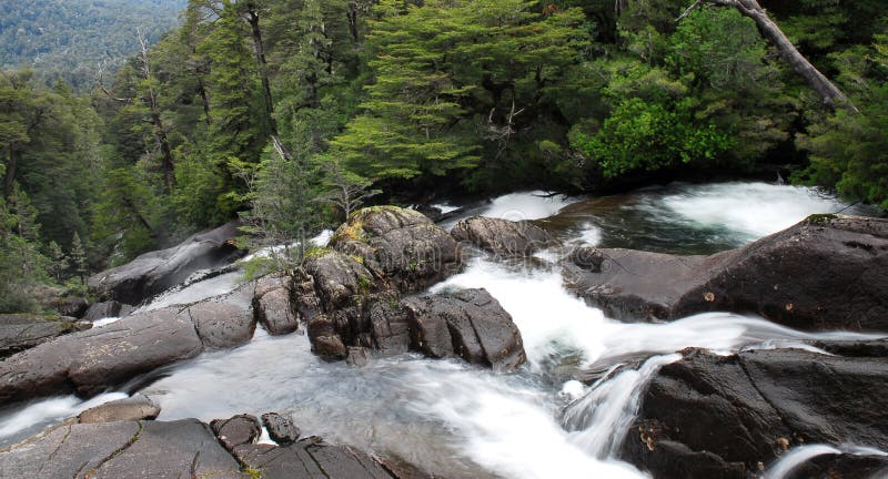 Waterfall in Puerto Blest