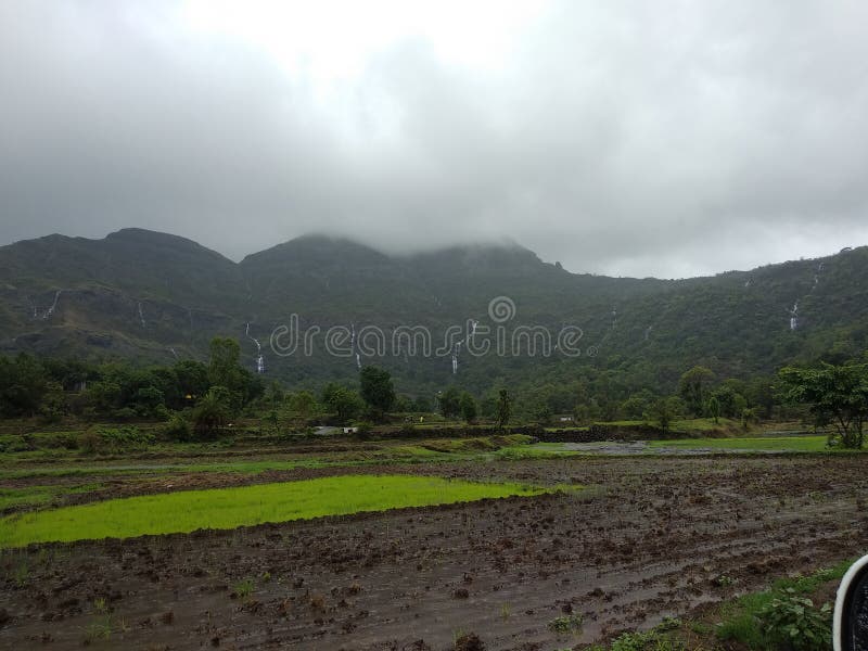 Waterfall in rainy season form Maharashtra,India. stock images Waterfall in rainy season form Maharashtra,India. stock images