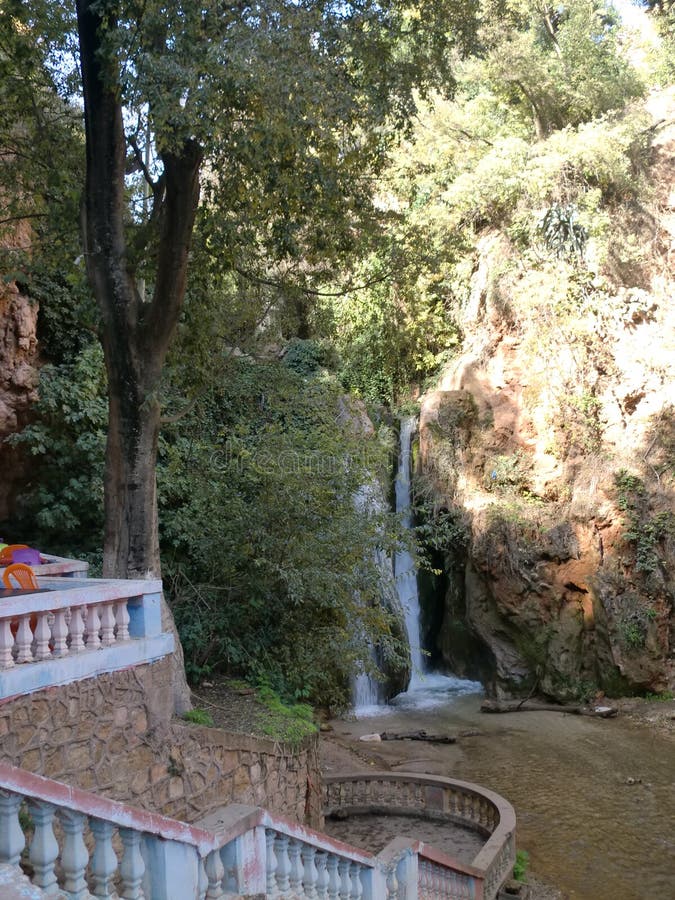 Waterfall sefrou stock photo. Image of mount, morocco 166387124