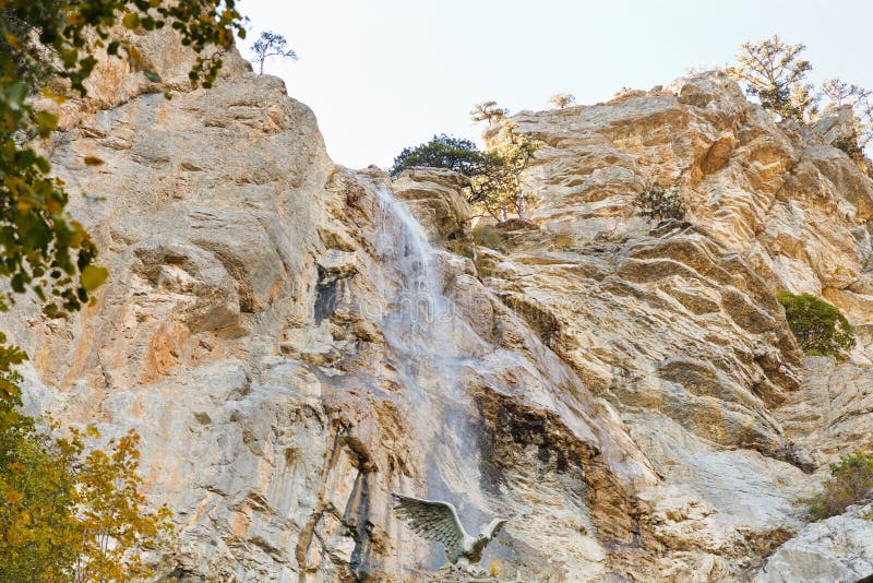 Waterfall uchan-su near Yalta, Crimea