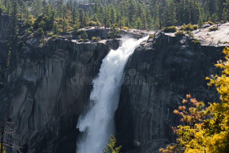 Waterfall in Yosemite National Park