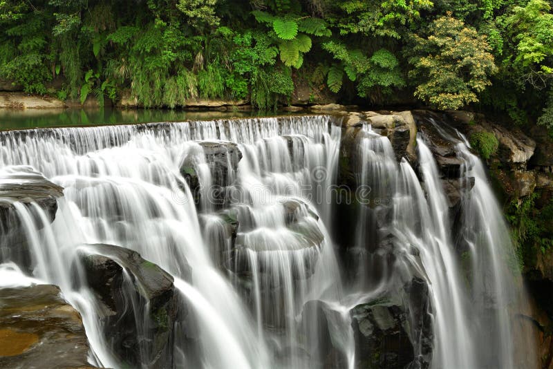 Waterfalls in shifen taiwan