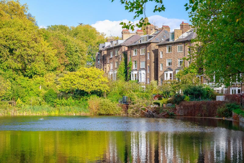 Waterfront Apartment in Hampstead Heath of London Stock Photo Image of expensive, english