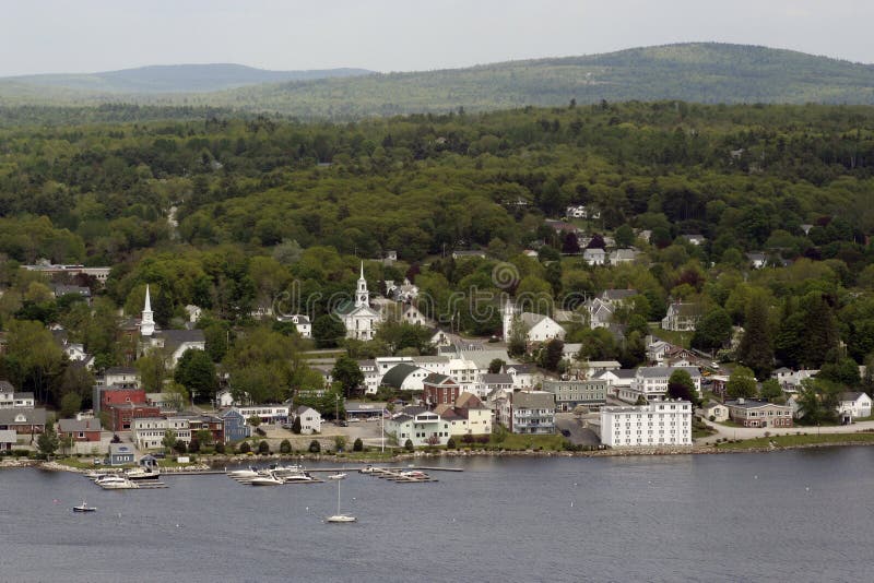 Waterfront Scenery in Bucksport Maine Stock Photo Image of reflection