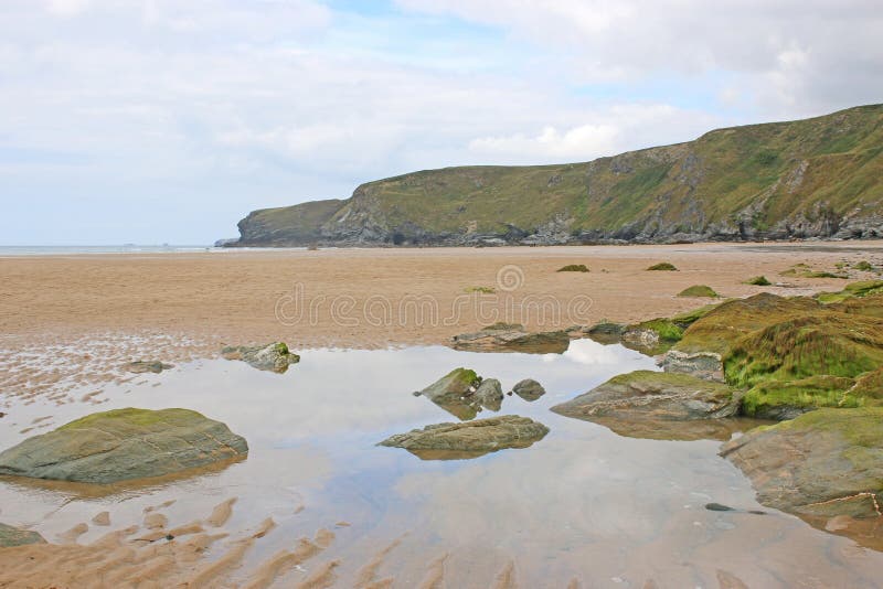 Watergate fjärd, Cornwall arkivbild Watergate fjärd, Cornwall arkivbild