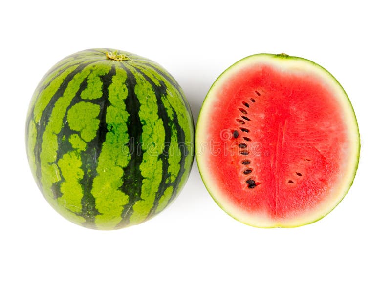 Watermelon Group Isolated stock photo. Image of juicy 163493206