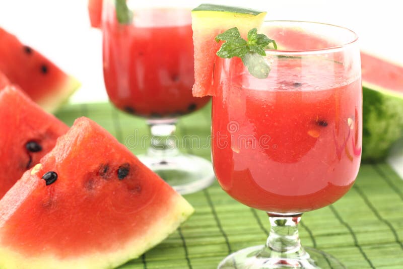 Watermelon juice royalty free stock images
