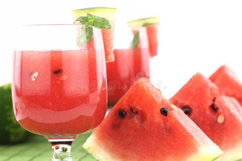 Watermelon juice royalty free stock images