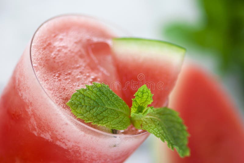 Watermelon juice stock photography