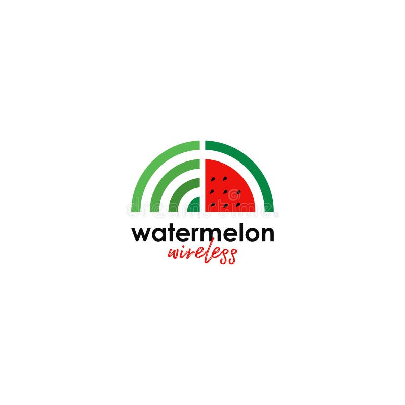 Watermelon Logo Vector Template. Logo Template for Your Business Stock