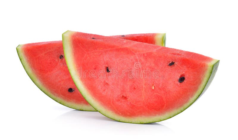 Watermelon on white background