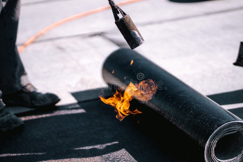 Waterproofing Rooftop, Waterproof Insulation with Bituminous Membrane