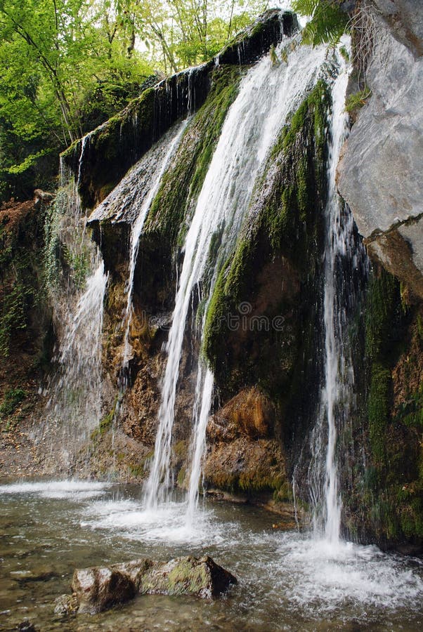 Waterval met verscheidene stralen stock foto's Waterval met verscheidene stralen stock foto's