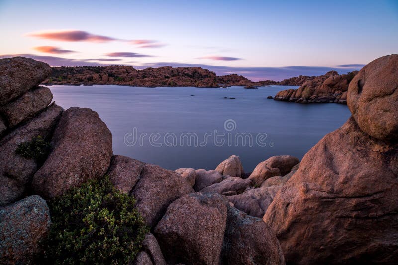 Watson Lake in Prescott Arizona. Stock Photo Image of geology, view