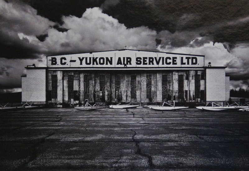 Watson Lake, Yukon, Canada airport hanger