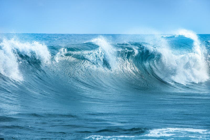 Wave in Atlantic Ocean
