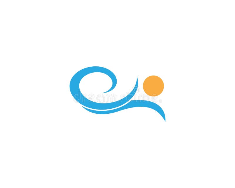 Wave beach logo template vector illustration Wave beach logo template vector illustration