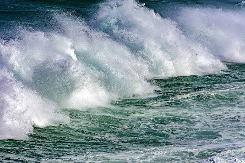 Wave Crashing Against Rocks Stock Image - Image of outdoors, breaking ...