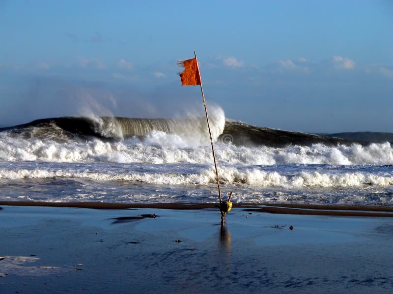 Wave and flag royalty free stock photography Wave and flag royalty free stock photography