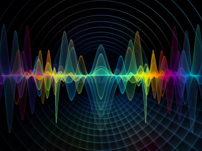 Dance of Oscillation stock illustration. Illustration of abstract