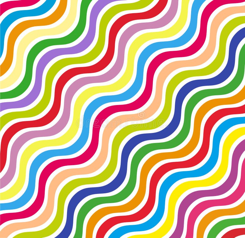 Abstract Color wavy background. line pattern for fabric. royalty free illustration