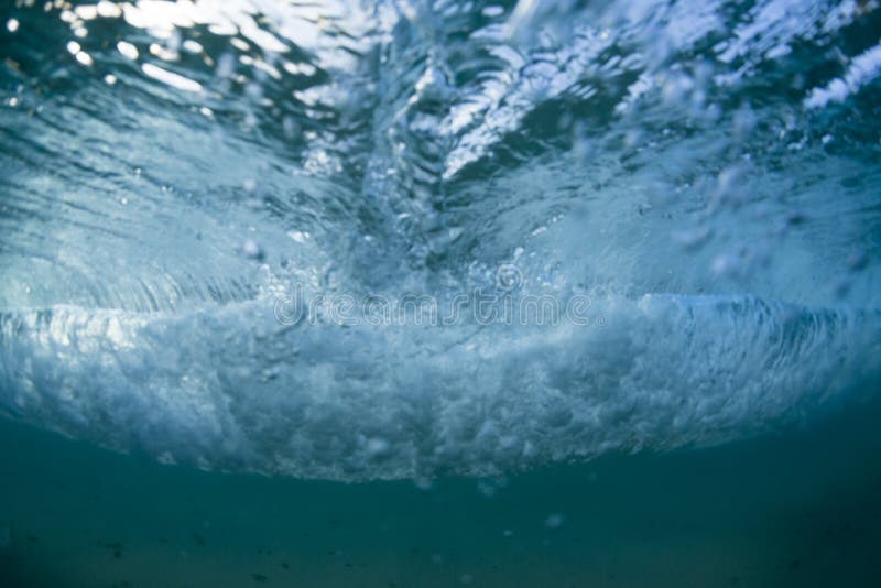 Wave under water