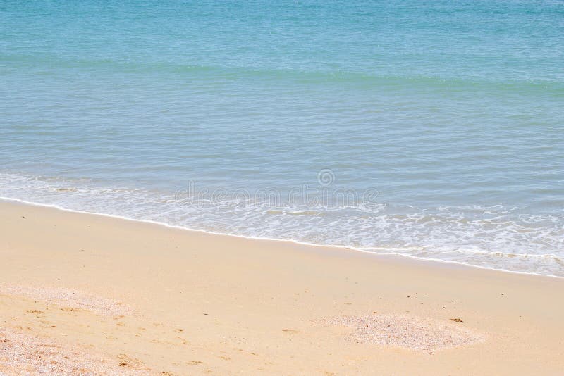 Wave wash over sand stock image. Image of marine, outdoor 220293323