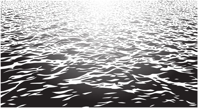 Illustration of waves sea ocean lake water surface